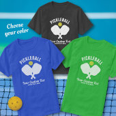 ピックボールクラブピックボールパドル&ボールカスタム Tシャツ
