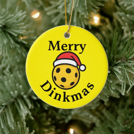 ピックボールクリスマスオーナメント セラミックオーナメント (ツリー)