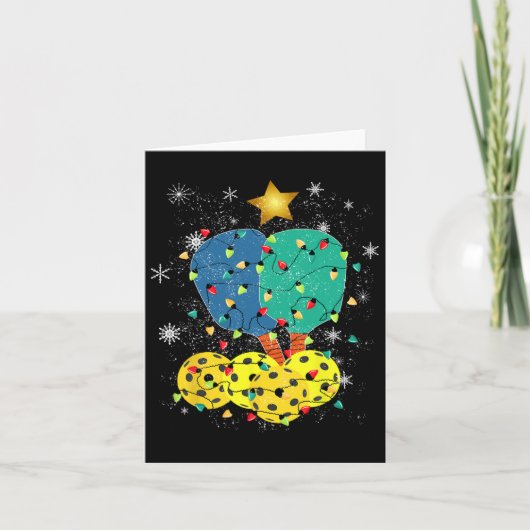 ピックボールクリスマスサンタピックボールXマスライト カード (正面)