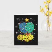 ピックボールクリスマスサンタピックボールXマスライト カード (黄色い花)