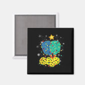 ピックボールクリスマスサンタピックボールXマスライト マグネット (正面/裏面)