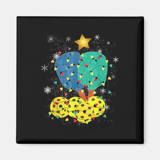 ピックボールクリスマスサンタピックボールXマスライト マグネット (正面)