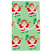 ピックボールクリスマススモール抱き枕 スモールペーパーバッグ (裏面)