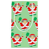 ピックボールクリスマススモール抱き枕 スモールペーパーバッグ (正面)