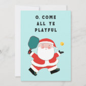 ピックボールクリスマスホリデーカード (正面)