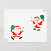 ピックボールクリスマスホリデーカード シーズンカード (正面/裏面)