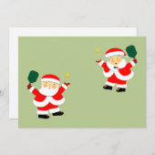 ピックボールクリスマスホリデーカード シーズンカード (正面/裏面)