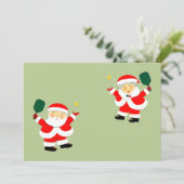 ピックボールクリスマスホリデーカード シーズンカード (スタンド正面)