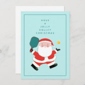 ピックボールクリスマスホリデーカード シーズンカード (正面/裏面)