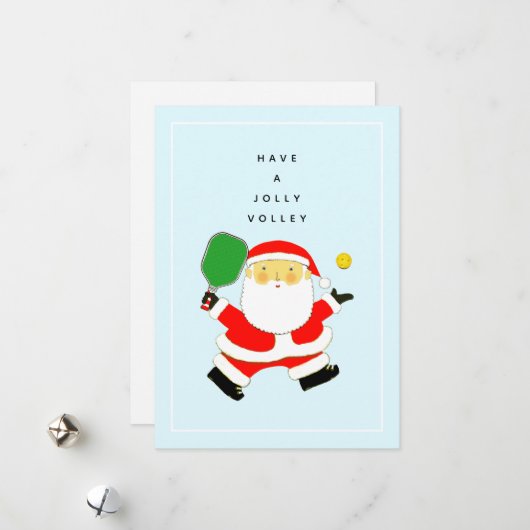 ピックボールクリスマスホリデーギフトカード シーズンカード (正面/裏面インサイチュ)