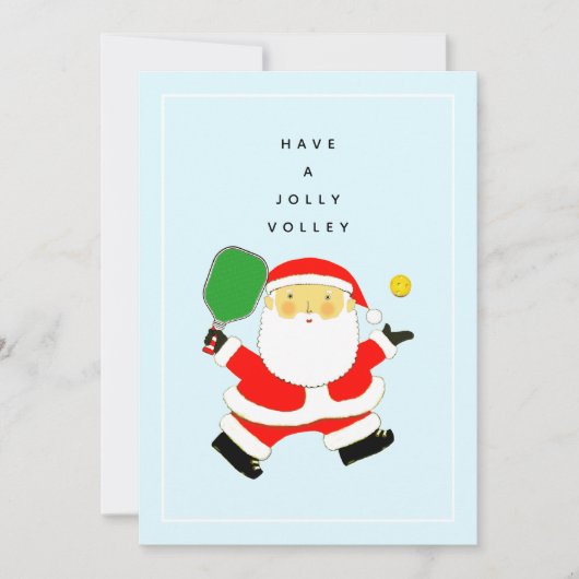 ピックボールクリスマスホリデーギフトカード シーズンカード (正面)
