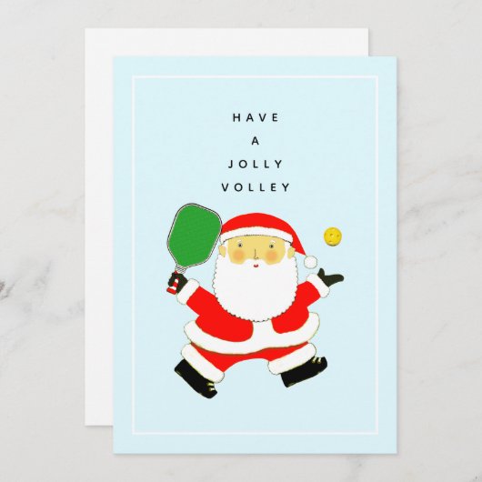 ピックボールクリスマスホリデーギフトカード シーズンカード (正面/裏面)