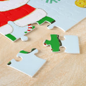 ピックボールクリスマスホリデーギフト ジグソーパズル (側面)
