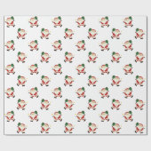 ピックボールクリスマスホリデーギフト ラッピングペーパー (フラット)