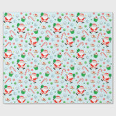 ピックボールクリスマスホリデーギフト ラッピングペーパー (フラット)