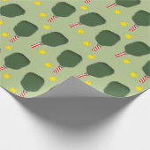 ピックボールクリスマスホリデーギフト ラッピングペーパー (角)