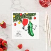 ピックボールクリスマスホリデースポーツパーティーナプキンス スタンダードカクテルナプキン (インサイチュ)