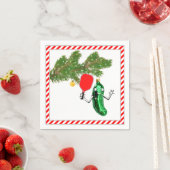 ピックボールクリスマスホリデーパーティー スタンダードカクテルナプキン (インサイチュ)