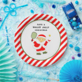 ピックボールクリスマスホリデーパーティー ペーパープレート (パーティー)