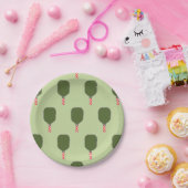 ピックボールクリスマスホリデーパーティー ペーパープレート (パーティー)