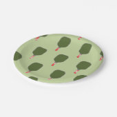 ピックボールクリスマスホリデーパーティー ペーパープレート (アングル)