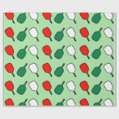ピックボールクリスマスホリデーラッピング紙 ラッピングペーパー (フラット)