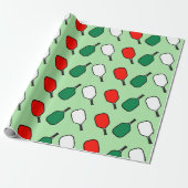 ピックボールクリスマスホリデーラッピング紙 ラッピングペーパー (アンロールド)