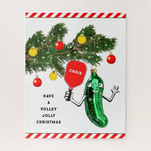 ピックボールクリスマスホリデー ジグソーパズル (縦)