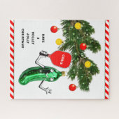 ピックボールクリスマスホリデー ジグソーパズル (横)