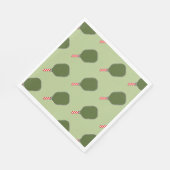 ピックボールクリスマスホリデー スタンダードランチョンナプキン (角)