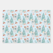 ピックボールクリスマスラッピング紙シート ラッピングペーパーシート (正面2)