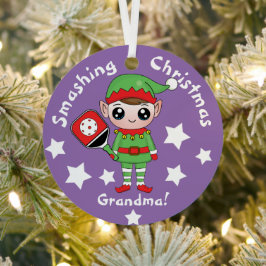 ピックボールクリスマス小妖精や小人、金属オーナメント メタルオーナメント