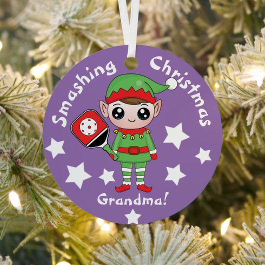 ピックボールクリスマス小妖精や小人、金属オーナメント メタルオーナメント (インサイチュ)