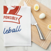 ピックボールクールデザインから衣服 キッチンタオル (四つ折り)