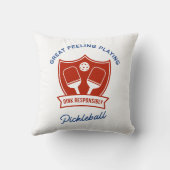 ピックボールクールデザインから衣服 クッション (裏面)