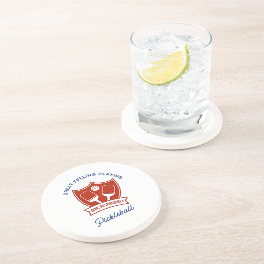 ピックボールクールデザインから衣服 コースター (側面)