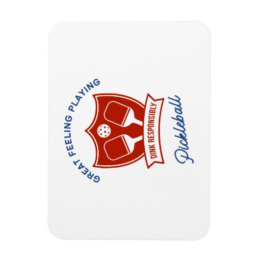 ピックボールクールデザインから衣服 マグネット (縦)