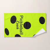 ピックボールコーチイエロー ハンドタオル (ハンドタオル)