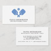 ピックボールコーチインストラクタープロシンプルモダン 名刺 (正面/裏面)