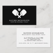 ピックボールコーチインストラクタープロシンプルモダン 名刺 (正面/裏面)