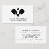 ピックボールコーチインストラクタープロシンプルモダン 名刺 (正面/裏面)