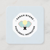 ピックボールコーチスクエアビジネスカード スクエア名刺 (正面)