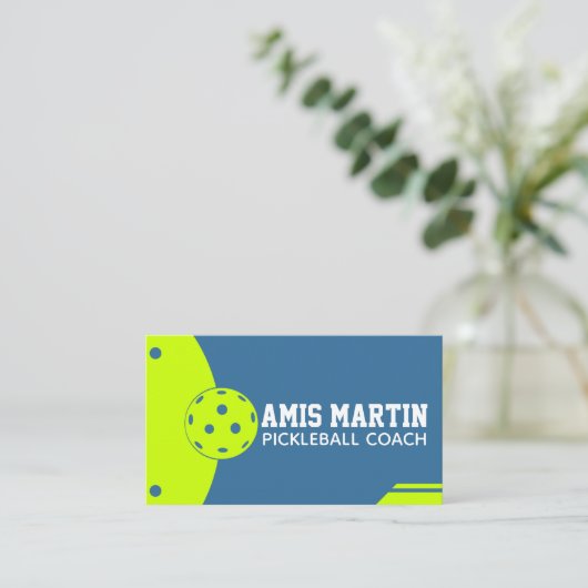 ピックボールコーチ名刺 名刺 (スタンド正面)