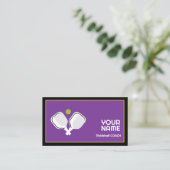 ピックボールコーチ用にカスタマイズ可能 名刺 (スタンド正面)