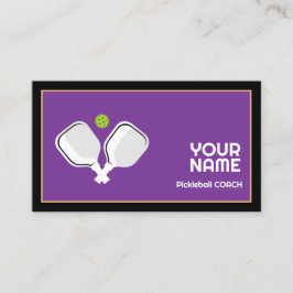 ピックボールコーチ用にカスタマイズ可能 名刺