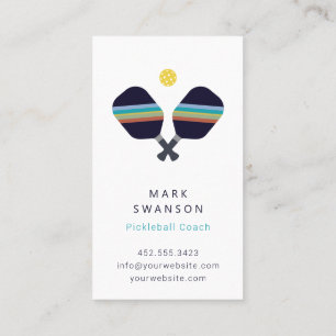 ピックボールコーチ+パーソナルトレーナー名刺 名刺