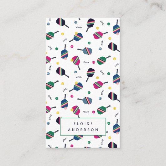 ピックボールコーチ+パーソナルトレーナー名刺 名刺 (正面)