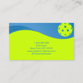 ピックボールコーチ – pickleball player 名刺 (裏面)