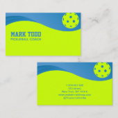 ピックボールコーチ – pickleball player 名刺 (正面/裏面)