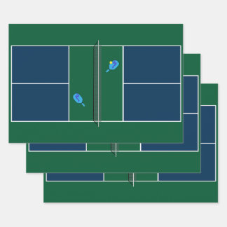 ピックボールコートラケットスポーツ ラッピングペーパーシート